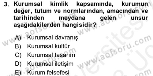 Sosyal Hizmet Yönetimi Dersi 2017 - 2018 Yılı 3 Ders Sınav Soruları 3. Soru