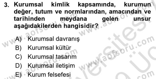Sosyal Hizmet Yönetimi Dersi 2018 - 2019 Yılı 3 Ders Sınav Soruları 3. Soru