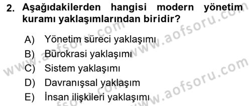 Sosyal Hizmet Yönetimi Dersi 2018 - 2019 Yılı Yaz Okulu Sınav Soruları 2. Soru