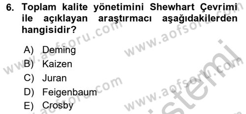 Sosyal Hizmet Yönetimi Dersi 2018 - 2019 Yılı Yaz Okulu Sınav Soruları 6. Soru