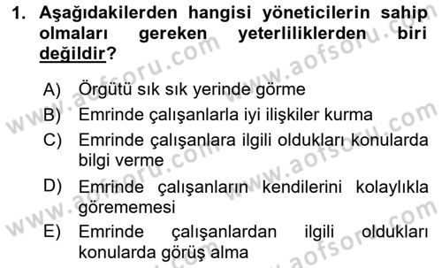 Sosyal Hizmet Yönetimi Dersi 2024 - 2025 Yılı (Final) Dönem Sonu Sınav Soruları 1. Soru