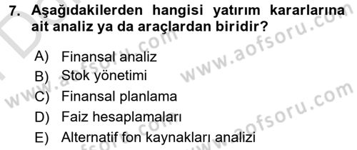Sosyal Hizmet Yönetimi Dersi 2025 - 2026 Yılı (Final) Dönem Sonu Sınav Soruları 7. Soru