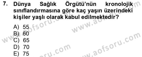 Sosyal Hizmet Mevzuatı Dersi 2013 - 2014 Yılı Tek Ders Sınav Soruları 7. Soru