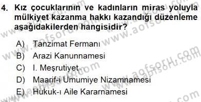 Sosyal Hizmet Mevzuatı Dersi 2015 - 2016 Yılı (Vize) Ara Sınav Soruları 4. Soru