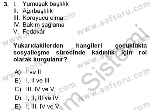 Sosyal Hizmet Mevzuatı Dersi 2016 - 2017 Yılı 3 Ders Sınav Soruları 3. Soru
