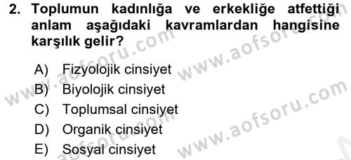 Sosyal Hizmet Mevzuatı Dersi 2017 - 2018 Yılı 3 Ders Sınav Soruları 2. Soru