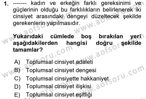 Sosyal Hizmet Mevzuatı Dersi 2017 - 2018 Yılı (Final) Dönem Sonu Sınav Soruları 1. Soru