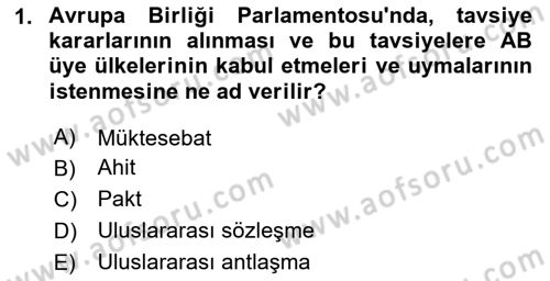 Sosyal Hizmet Mevzuatı Dersi 2020 - 2021 Yılı Yaz Okulu Sınav Soruları 1. Soru