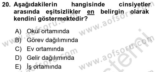 Sosyal Hizmet Mevzuatı Dersi 2023 - 2024 Yılı (Vize) Ara Sınav Soruları 20. Soru