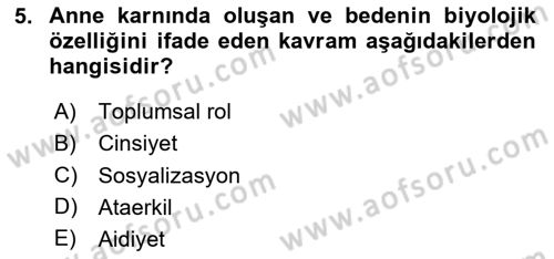 Sosyal Hizmet Mevzuatı Dersi 2023 - 2024 Yılı Yaz Okulu Sınav Soruları 5. Soru