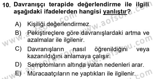 Sosyal Hizmet Kuram Ve Yaklaşımları Dersi 2020 - 2021 Yılı Yaz Okulu Sınav Soruları 10. Soru