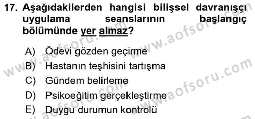 Sosyal Hizmet Kuram Ve Yaklaşımları Dersi 2024 - 2025 Yılı (Vize) Ara Sınav Soruları 17. Soru