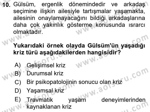 Sosyal Hizmet Kuram Ve Yaklaşımları Dersi 2024 - 2025 Yılı (Final) Dönem Sonu Sınav Soruları 10. Soru