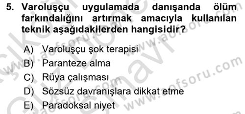 Sosyal Hizmet Kuram Ve Yaklaşımları Dersi 2024 - 2025 Yılı (Final) Dönem Sonu Sınav Soruları 5. Soru