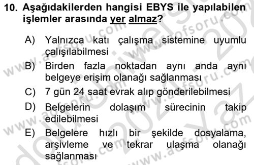 Sosyal Hizmette Kayıt Tutma Ve Rapor Yazma Dersi 2021 - 2022 Yılı Yaz Okulu Sınav Soruları 10. Soru