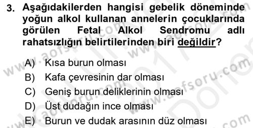 İnsan Davranışı Ve Sosyal Çevre 1 Dersi 2017 - 2018 Yılı (Final) Dönem Sonu Sınav Soruları 3. Soru