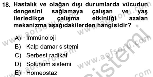 İnsan Davranışı Ve Sosyal Çevre 1 Dersi 2018 - 2019 Yılı Yaz Okulu Sınav Soruları 18. Soru
