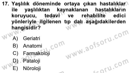 İnsan Davranışı Ve Sosyal Çevre 1 Dersi 2019 - 2020 Yılı (Final) Dönem Sonu Sınav Soruları 17. Soru