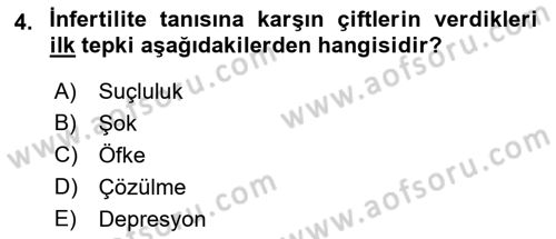 İnsan Davranışı Ve Sosyal Çevre 1 Dersi 2021 - 2022 Yılı Yaz Okulu Sınav Soruları 4. Soru