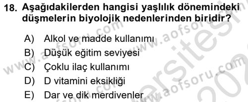 İnsan Davranışı Ve Sosyal Çevre 1 Dersi 2025 - 2026 Yılı (Final) Dönem Sonu Sınav Soruları 18. Soru