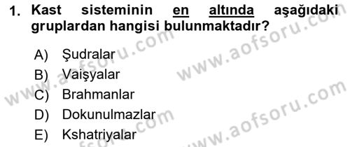 İnsan Davranışı Ve Sosyal Çevre 2 Dersi 2018 - 2019 Yılı 3 Ders Sınav Soruları 1. Soru
