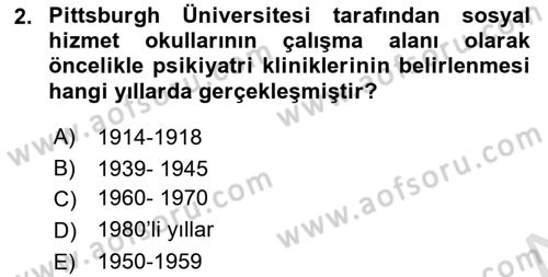 Gruplarla Sosyal Hizmet Dersi 2021 - 2022 Yılı Yaz Okulu Sınavı 2. Soru