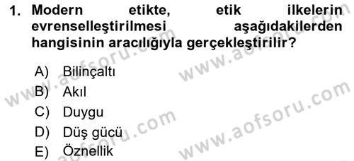 Sosyal Hizmet Etiği Dersi 2018 - 2019 Yılı 3 Ders Sınav Soruları 1. Soru