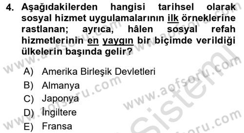 Sosyal Hizmet Etiği Dersi 2021 - 2022 Yılı (Final) Dönem Sonu Sınav Soruları 4. Soru