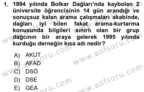 Toplumla Sosyal Hizmet Dersi 2021 - 2022 Yılı Yaz Okulu Sınav Soruları 1. Soru