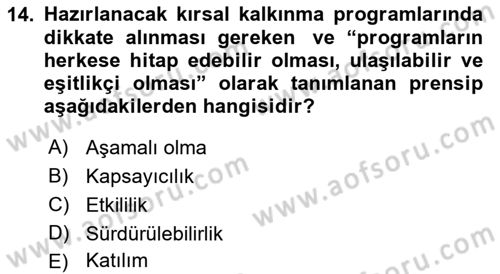 Toplumla Sosyal Hizmet Dersi 2021 - 2022 Yılı Yaz Okulu Sınav Soruları 14. Soru