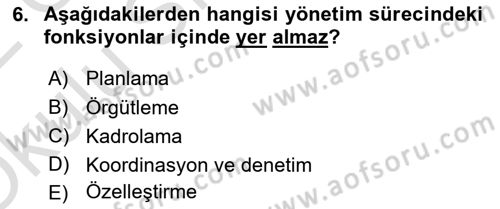 Toplumla Sosyal Hizmet Dersi 2021 - 2022 Yılı Yaz Okulu Sınav Soruları 6. Soru
