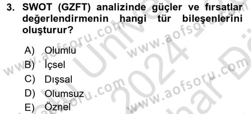 Toplumla Sosyal Hizmet Dersi 2024 - 2025 Yılı (Vize) Ara Sınav Soruları 3. Soru
