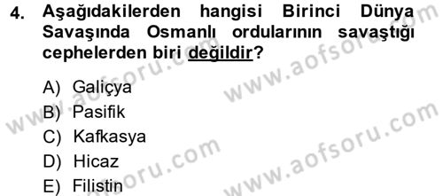 Türk Siyasal Hayatı Dersi 2013 - 2014 Yılı (Vize) Ara Sınav Soruları 4. Soru
