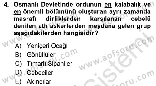 Türk Siyasal Hayatı Dersi 2023 - 2024 Yılı (Final) Dönem Sonu Sınav Soruları 4. Soru