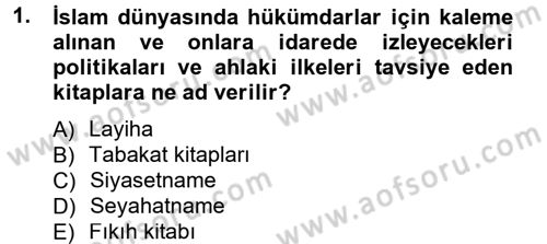 Siyaset Bilimi Dersi 2013 - 2014 Yılı (Vize) Ara Sınav Soruları 1. Soru