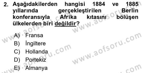 Gelişmekte Olan Ülkelerde Siyaset Dersi 2025 - 2026 Yılı (Final) Dönem Sonu Sınav Soruları 2. Soru