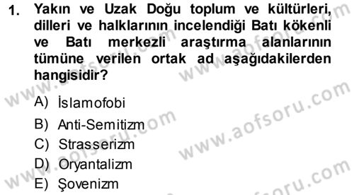 Balkanlarda Siyaset Dersi 2013 - 2014 Yılı (Final) Dönem Sonu Sınav Soruları 1. Soru