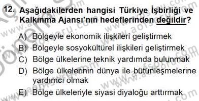 Orta Asya ve Kafkaslarda Siyaset Dersi 2012 - 2013 Yılı (Final) Dönem Sonu Sınav Soruları 12. Soru