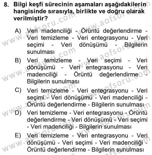 Sosyal Medyaya Giriş Dersi 2019 - 2020 Yılı (Final) Dönem Sonu Sınav Soruları 8. Soru