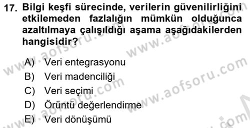 Sosyal Medyaya Giriş Dersi 2021 - 2022 Yılı Yaz Okulu Sınav Soruları 17. Soru