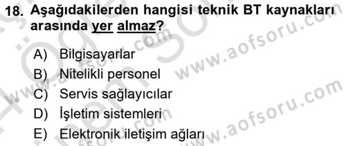 Sosyal Medya Platformları Dersi 2023 - 2024 Yılı (Final) Dönem Sonu Sınav Soruları 18. Soru