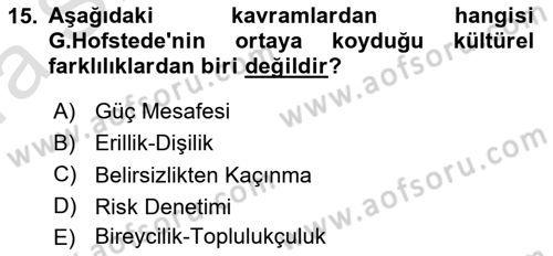 Medya Girişimciliği Dersi 2019 - 2020 Yılı (Vize) Ara Sınav Soruları 15. Soru