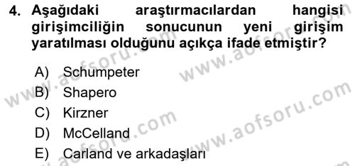 Medya Girişimciliği Dersi 2019 - 2020 Yılı (Vize) Ara Sınav Soruları 4. Soru