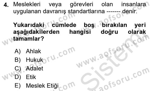 Medya Girişimciliği Dersi 2019 - 2020 Yılı (Final) Dönem Sonu Sınav Soruları 4. Soru
