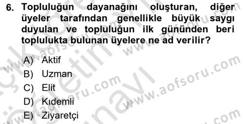 Dijital Medya ve Tüketici Dersi 2021 - 2022 Yılı Yaz Okulu Sınav Soruları 6. Soru