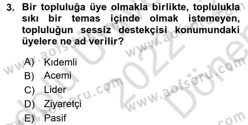 Dijital Medya ve Tüketici Dersi 2022 - 2023 Yılı (Final) Dönem Sonu Sınav Soruları 3. Soru