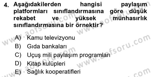 Dijital Medya ve Tüketici Dersi 2023 - 2024 Yılı (Final) Dönem Sonu Sınav Soruları 4. Soru