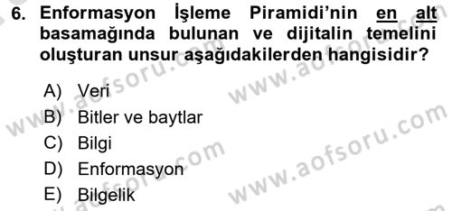 Sosyal Medya Yönetimi Dersi 2023 - 2024 Yılı (Vize) Ara Sınav Soruları 6. Soru
