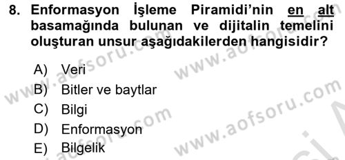 Sosyal Medya Yönetimi Dersi 2024 - 2025 Yılı (Vize) Ara Sınav Soruları 8. Soru