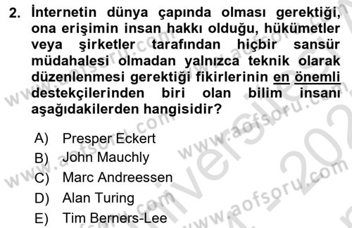 Sosyal Medya Yönetimi Dersi 2024 - 2025 Yılı (Final) Dönem Sonu Sınav Soruları 2. Soru